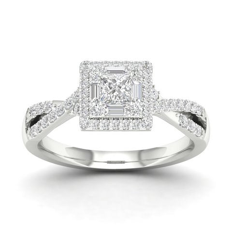 14K 0.50CT D-LADIES RINGS