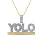 10K 1.31-1.37CT D- "YOLO" YOU ONLY LIVE ONCE