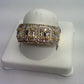 10KT 1.01-1.09CT D-MENS BAND BAGUETTE