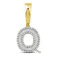 10K 0.46CT D-BAGUETTE  INITIAL "Q"