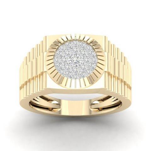 10K 0.50CT D-MENS RINGS