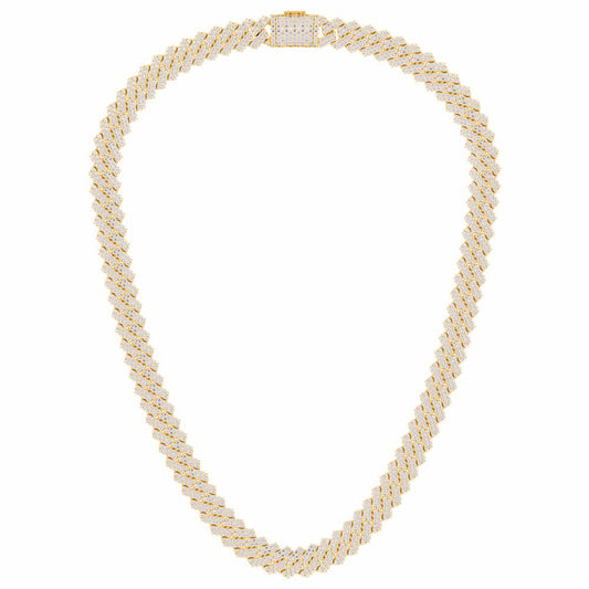 10KT-25.43CTW NECKLACE (11mm 22in)