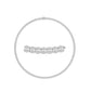 10 Karat White Gold 8.50 Carat Diamonds Baguette Chain-1430003-WG