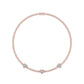 10 Karat Rose Gold 6.91 Carat Diamonds Heart Necklace-1430009-RG