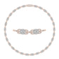 10 Karat Two-Tone (Rose and White) Gold 15.78 Carat Diamonds Fancy Statement Necklace-1430027-RW