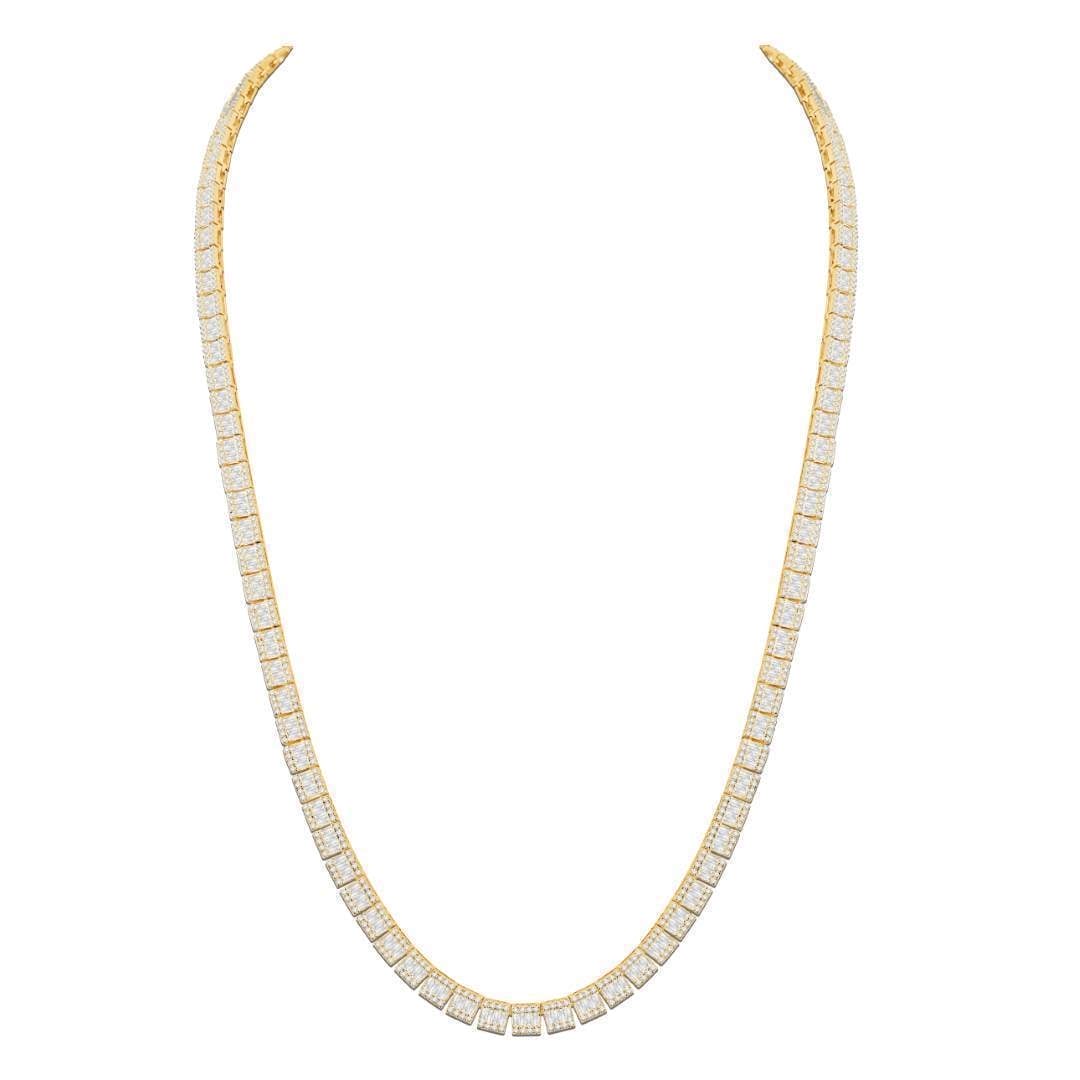 10 Karat Yellow Gold 10.62 Carat Diamonds Fashion Chain-1432072-YG
