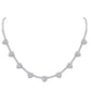 10 Karat White Gold 3.43 Carat Diamonds Heart Necklace-1432105-WG