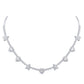 10 Karat White Gold 3.74 Carat Diamonds Fashion Necklace-1432109-WG