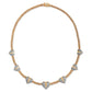 10 Karat Yellow Gold 4.15 Carat Diamonds Heart Necklace-1460004-YG