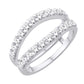 14 Karat White Gold 0.50 Carat Diamonds Classic Enhancer-2025019-WG