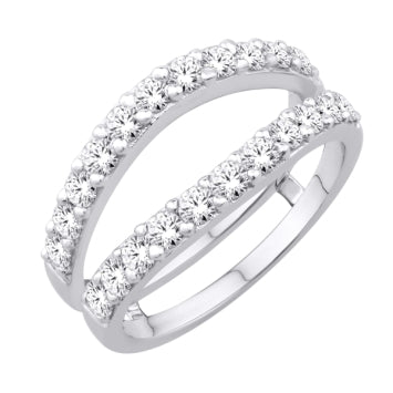 14 Karat White Gold 0.50 Carat Diamonds Classic Enhancer-2025019-WG