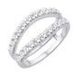 14 Karat White Gold 1.00 Carat Diamonds Enhancer Ring-2025020-WG