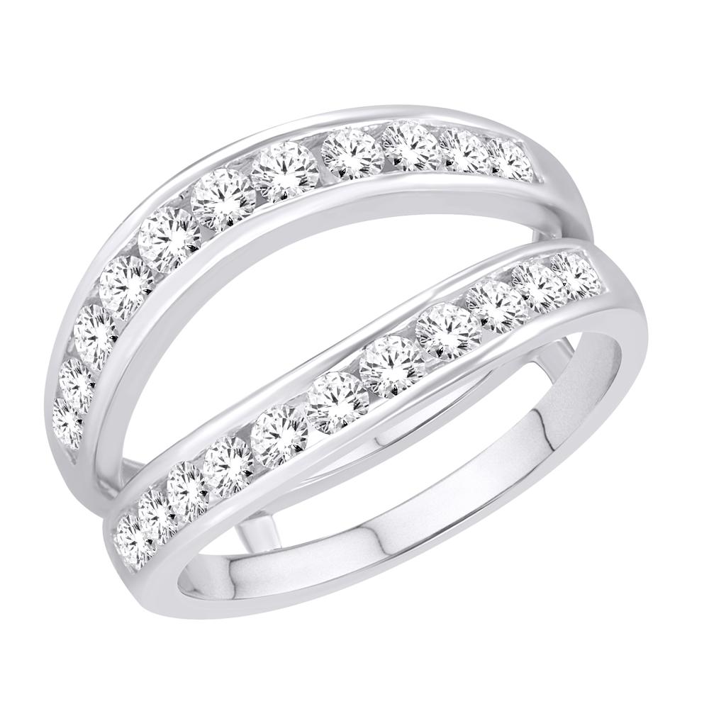 14 Karat White Gold 0.50 Carat Diamonds Enhancer Ring-2025028-WG