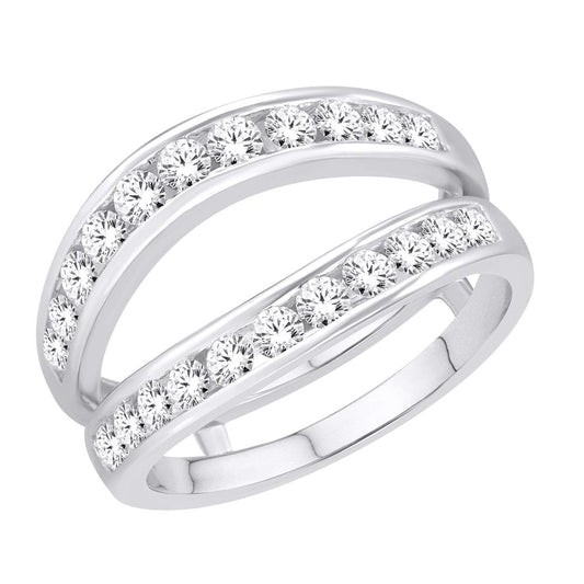 14 Karat White Gold 0.50 Carat Diamonds Enhancer Ring-2025028-WG