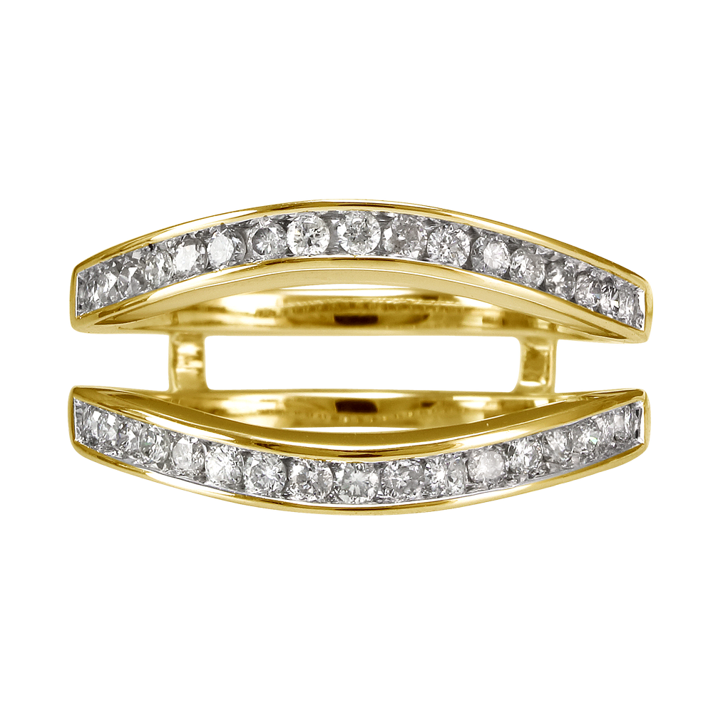 14 Karat Yellow Gold 0.50 Carat Diamonds Enhancer Ring-2025028-YG