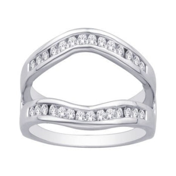 14 Karat Yellow Gold 0.25 Carat Diamonds Ring Guard-2029504-YG