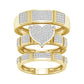 10K   0.50CT  Diamond  TRIO  SET