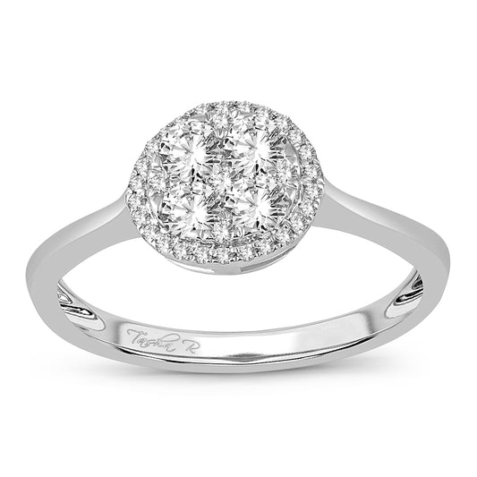 14K  0.48CT  DIAMOND  RING