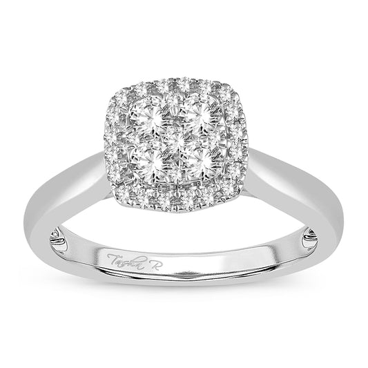 14K  0.48CT  DIAMOND  RING