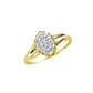10K  0.02CT  Diamond Fashion Ring