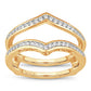 14K  0.38CT  Diamond RING GUARD