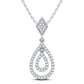 14K 0.19CT DIAMOND PENDANT