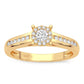 14K 0.35CT Diamond Ring