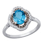 18K 0.30 CT Diamond & PINK TOURMALINE RING