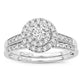 14K 0.50CT DIAMOND BRIDAL  RING
