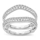 14K 1.00CT Diamond RING GUARD