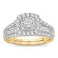 14K 1.00CT DIAMOND BRIDAL RING
