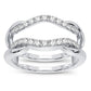14K 0.33CT Diamond Ring Guard