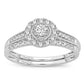 14K 0.33ct  Diamond Bridal Ring