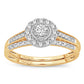 14K 0.33ct  Diamond Bridal Ring