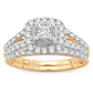 14K 1.00CT Diamond BRIDAL RING