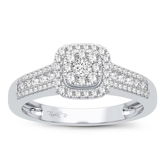 10K 0.45CT Diamond Ring