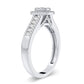 10K 0.45CT Diamond Ring