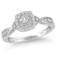 10K 0.33CT Diamond RING