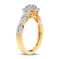 10K 0.33CT Diamond Ring