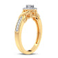 14K 0.17CT Diamond Ring
