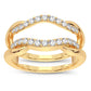 14K 0.33CT Diamond Ring Guard