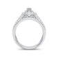 14K 1.00ct Diamond Bridal Ring
