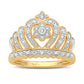 10K 0.10CT Diamond  Fashion Ring