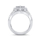 14K 1.00ct Diamond Bridal Ring