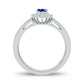 14K 0.25ct  Diamond  Sapphire  Ring