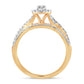 14K 0.75CT Diamond BRIDAL RING