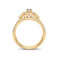 14K 1.00ct Diamond Bridal Ring