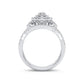 14K 1.00CT Diamond Bridal Ring