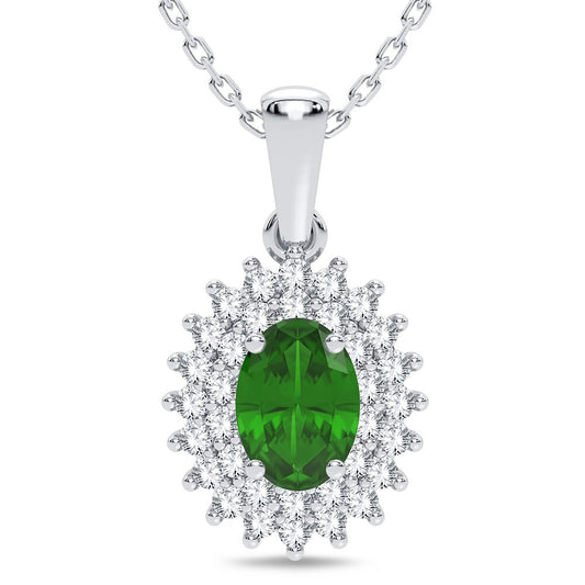 14K 0.25CT Diamond Pendant