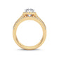 14K 0.75ct Diamond Bridal Ring